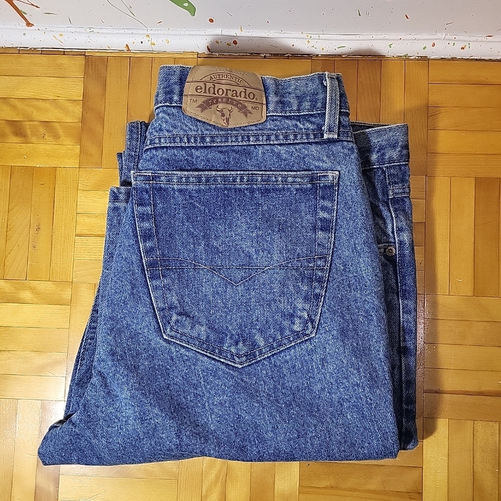 Vintage eldorado reserve jeans Men Size 40x32 Canada Made
